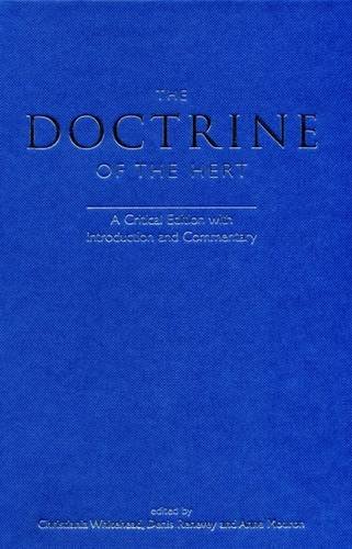 Stock image for Doctrine of the Hert: A critical edition with introduction and commentary (Exeter Medieval Texts and Studies) for sale by Hay-on-Wye Booksellers