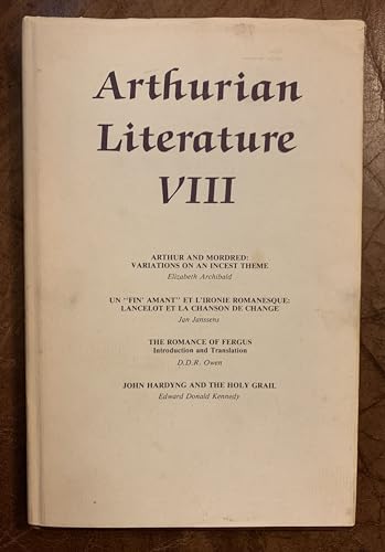 Beispielbild fr Arthurian Literature VIII zum Verkauf von Blackwell's