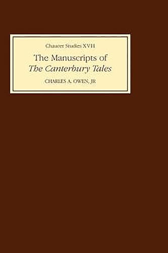 Stock image for The Manuscripts of the Canterbury Tales for sale by THE SAINT BOOKSTORE
