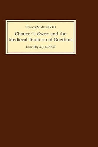 Beispielbild fr Chaucer's Boece and the Medieval Tradition of Boethius zum Verkauf von Blackwell's