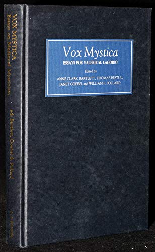 9780859914390: Vox Mystica: Essays on Medieval Mysticism in Honor of Professor Valerie M. Lagorio