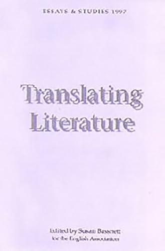 Imagen de archivo de Translating Literature (Essays and Studies) a la venta por Revaluation Books
