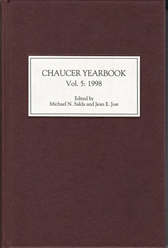Imagen de archivo de Chaucer Yearbook: 5. 1998: A Journal of Late Medieval Studies a la venta por Midtown Scholar Bookstore