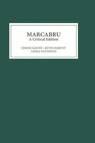 9780859915748: Marcabru: A Critical Edition