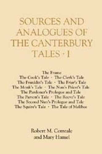 Beispielbild fr Sources and Analogues of the Canterbury Tales (I) (Chaucer Studies) zum Verkauf von Pages Past--Used & Rare Books