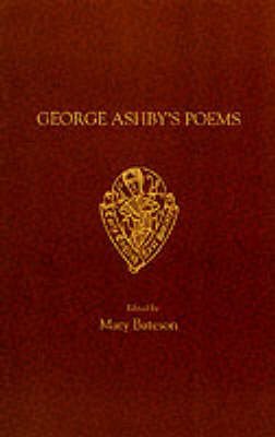 George Ashby's Poems (Early English Text Society) ES 76