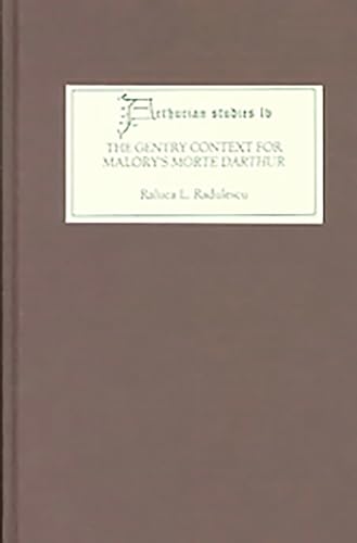 Beispielbild fr The Gentry Context for Malory's Morte Darthur (Arthurian Studies) zum Verkauf von beneton