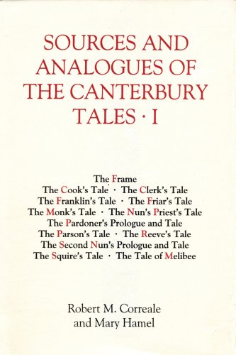 9780859918282: Sources and Analogues of the Canterbury Tales: volume I: 28 (Chaucer Studies)