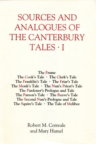 9780859918282: Sources and Analogues of the Canterbury Tales – volume I (Chaucer Studies)