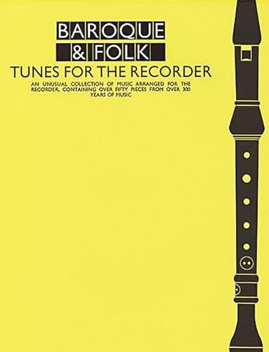 9780860012757: Baroque And Folk Tunes For The Recorder Rec Book