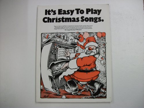 9780860015871: It's easy to play christmas songs piano, voix, guitare