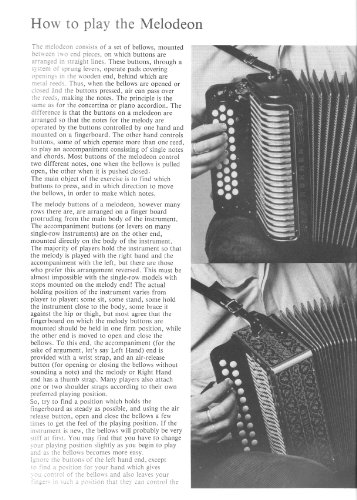 Imagen de archivo de Handbook for Melodeon a la venta por Better World Books