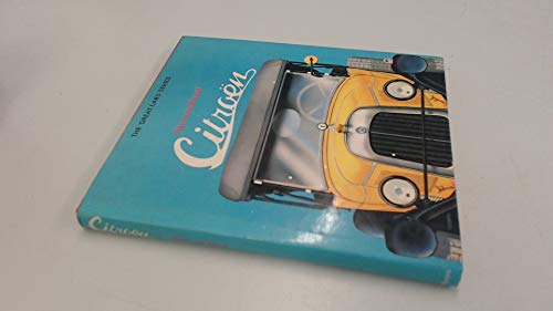 Stock image for Citroe n (Great cars series) for sale by POQUETTE'S BOOKS