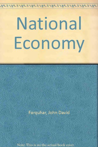 Stock image for The National Economy for sale by Anybook.com