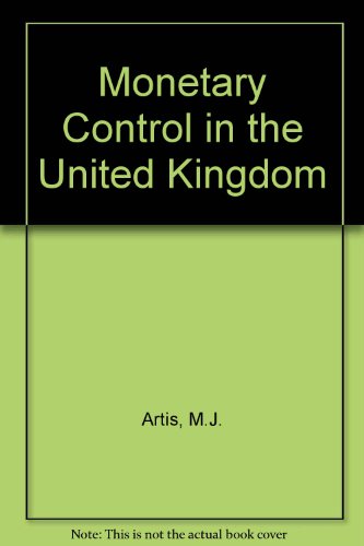 Stock image for Monetary Control in the United Kingdom for sale by Anybook.com
