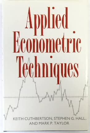 9780860030843: Applied Econometric Techniques