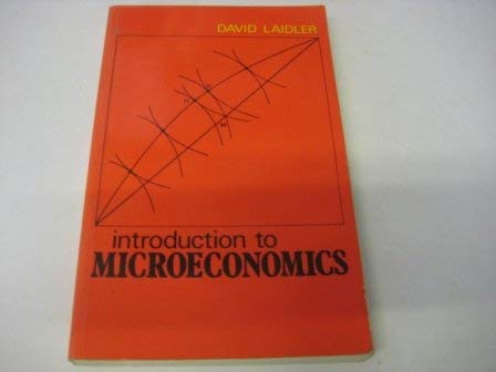 Imagen de archivo de Introduction to Microeconomics a la venta por Goldstone Books