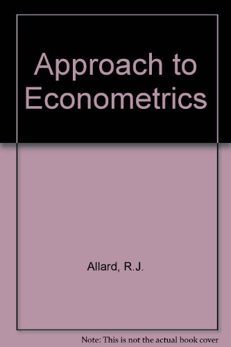 Stock image for Approach to Econometrics for sale by Anybook.com