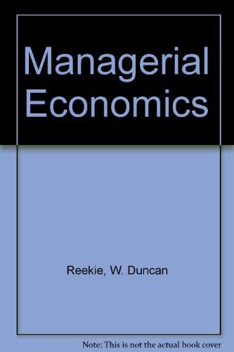 9780860031086: Managerial economics