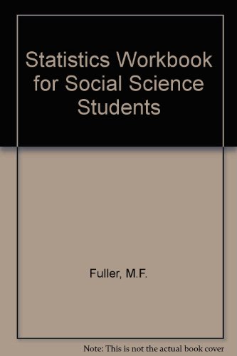 Beispielbild fr Statistics Workbook for Social Science Students zum Verkauf von Reuseabook
