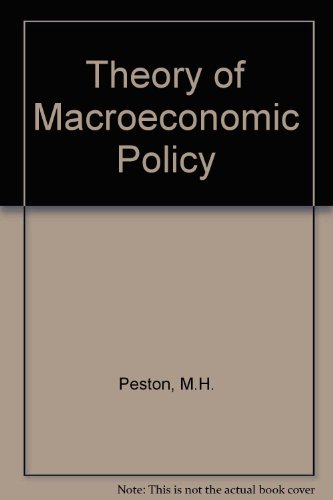 Stock image for Theory of Macroeconomic Policy for sale by Anybook.com
