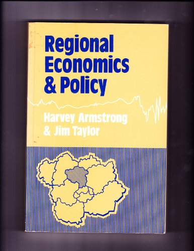Beispielbild fr Regional Economics and Policy zum Verkauf von Anybook.com