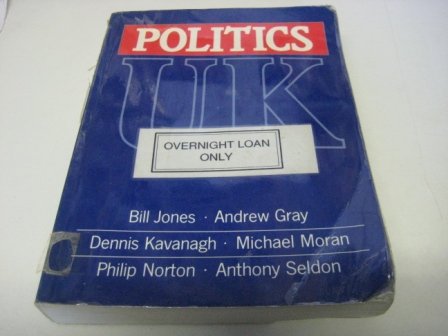 Politics UK (9780860037217) by Jones, Bill