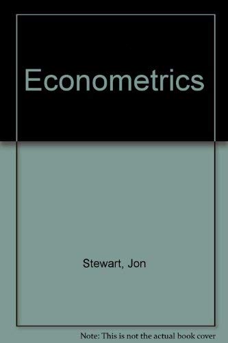 Beispielbild fr Econometrics zum Verkauf von AwesomeBooks