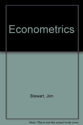 Stock image for Econometrics for sale by AwesomeBooks