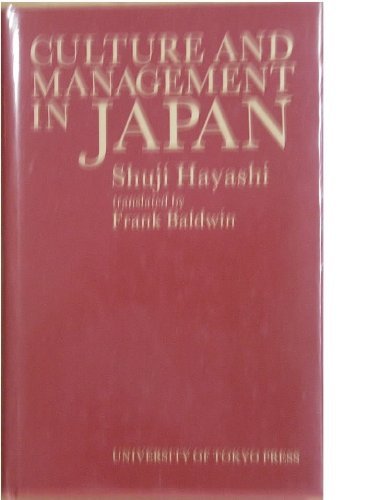 Beispielbild fr Culture and Management in Japan zum Verkauf von Better World Books