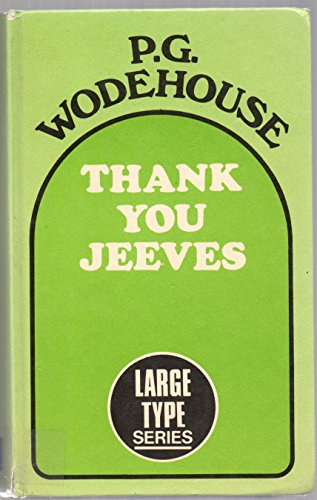 Thank You, Jeeves (9780860090427) by P.G. Wodehouse