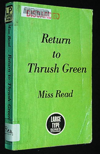 Return to Thrush Green (9780860092216) by Miss Read