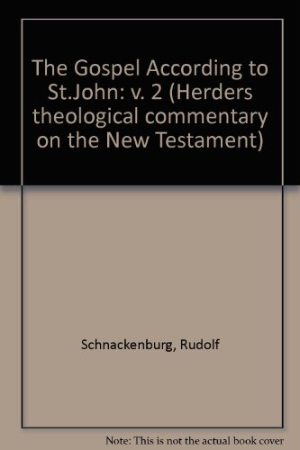 9780860120568: GOSPEL ACCORDING TO ST. JOHN: v. 2 (The Gospel According to St.John)