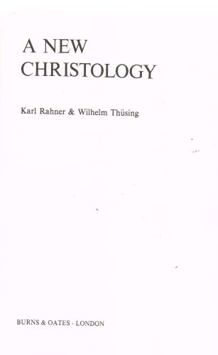 9780860120810: A New Christology