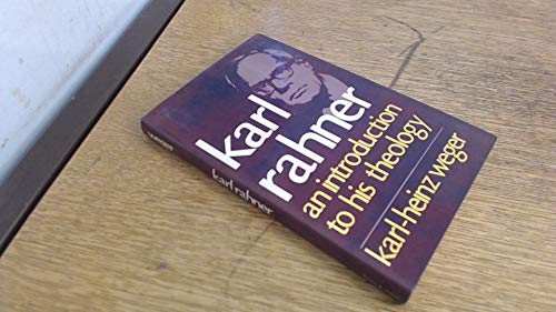 9780860120940: Karl Rahner: An Introduction to His Theology