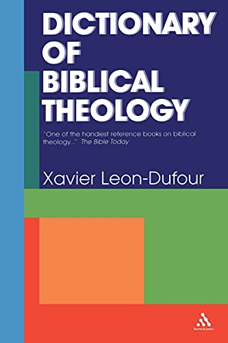 Imagen de archivo de Dictionary of Biblical Theology a la venta por THE SAINT BOOKSTORE