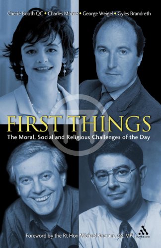 9780860123880: First Things: The Moral, Social and Religious Challenges of the Day