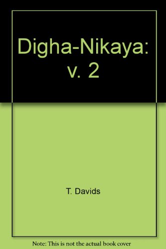 Stock image for Digha-Nikaya. Volume 2. (Translation: Dialogues of the Buddha.) for sale by Joseph Burridge Books
