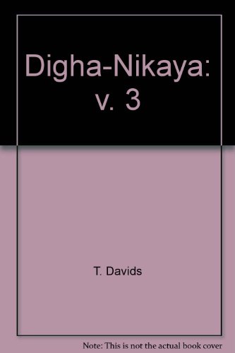 Stock image for Digha-Nikaya. Volume 3. (Translation: Dialogues of the Buddha.) for sale by Joseph Burridge Books