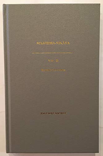 Imagen de archivo de The Majjhima-Nikaya, Vol. II [Pali Text Society, Text Series No. 61] a la venta por Windows Booksellers