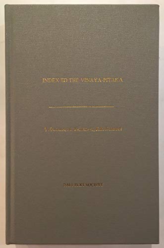 Beispielbild fr Index to the Vinayapitaka ( Vinaya A-Pitaki ) zum Verkauf von Alexander Books (ABAC/ILAB)
