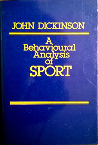 Stock image for Behavioural Analysis of Sport for sale by The Guru Bookshop