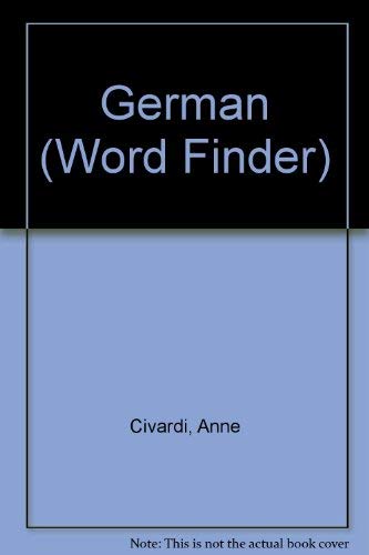 Stock image for CHILDREN'S WORDFINDER IN GERMAN for sale by Riverow Bookshop