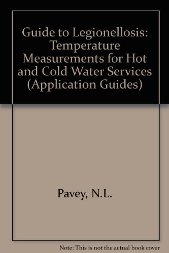 Imagen de archivo de Guide to Legionellosis Temperature Measurements for Hot & Cold Water Service (Application Guide / Building Services Research and Informati) a la venta por Phatpocket Limited