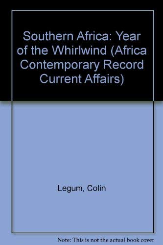 Beispielbild fr Southern Africa (Africa Contemp. Record Current Affairs) zum Verkauf von Kennys Bookstore