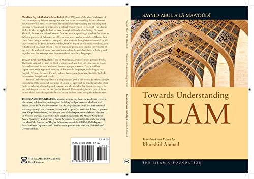 Beispielbild fr Towards Understanding Islam zum Verkauf von Better World Books