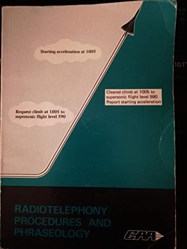 9780860390688: Radiotelephony Manual: Procedures and Phraseology: 413 (CAP)