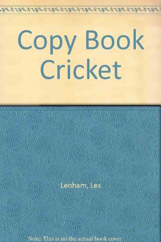 Stock image for COPYBOOK CRICKET for sale by WorldofBooks