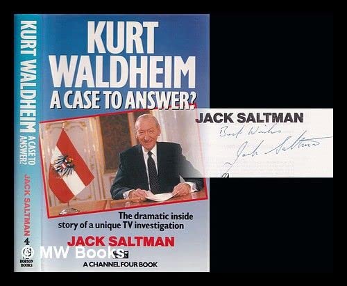 Stock image for WALDHEIM A CASE TO ANSWER? for sale by AwesomeBooks