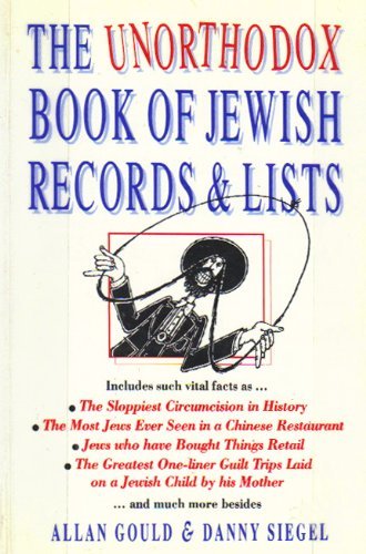 Beispielbild fr UNORTHODOX BOOK OF JEWISH RECORDS zum Verkauf von WorldofBooks